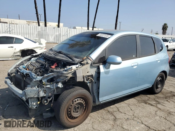 2007 Honda Fit with VIN JHMGD37477S055538, listed as a Copart auction lot 73222124 with 125,205 mi miles and Salvage Title. Bid and sale history available at carsss.com. Image 1.