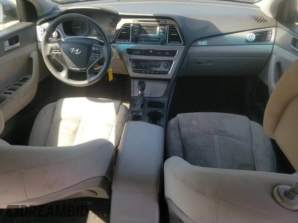 2017 Hyundai Sonata 2.4L with VIN 5NPE24AFXHH485093, listed as a Copart auction lot 50916775 with 182,458 mi miles and Salvage Title. Bid and sale history available at carsss.com. Image 8.