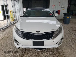 2015 Kia Optima EX z VIN 5XXGN4A75FG452374, wystawiony jako Copart lot #59928725 z przebiegiem 162 831 mil mil oraz Szkoda całkowita • Salvage title. Historia ofert i sprzedaży dostępna na DreamBid. Obrazek 5.