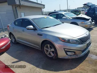 2014 Kia Optima LX z VIN 5XXGM4A78EG293481, wystawiony jako IAAI lot #42274455 z przebiegiem 146 452 mil mil oraz . Historia ofert i sprzedaży dostępna na DreamBid. Obrazek 1.