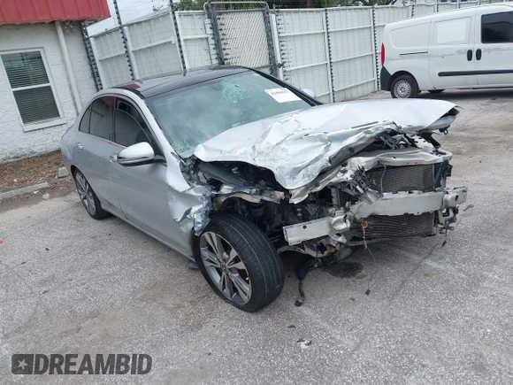 2018 Mercedes-Benz C 300 with VIN WDDWF4KB6JR398171, listed as a IAAI auction lot 42444653 with Not provided miles and . Bid and sale history available at DreamBid. Image 1.