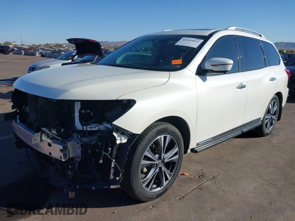 2017 Nissan Pathfinder SV with VIN 5N1DR2MN5HC640588, listed as a IAAI auction lot 41503014 with 89,481 mi miles and . Bid and sale history available at DreamBid. Image 18.
