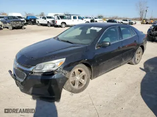 2015 Chevrolet Malibu LS with VIN 1G11A5SL7FF261291, listed as a Copart auction lot 48672685 with 165,757 mi miles and Salvage Title. Bid and sale history available at carsss.com. Image 1.