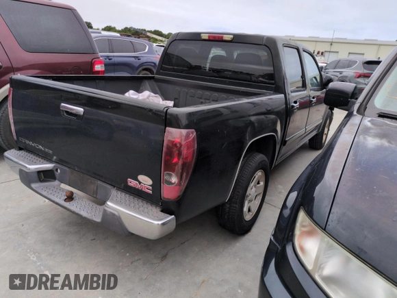 2009 GMC Canyon SLE1 with VIN 1GTCS139098105790, listed as a Copart auction lot 75133584 with 0 mi miles and Non Repairable. Bid and sale history available at carsss.com. Image 3.