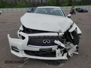 2015 Infiniti Q50 Premium with VIN JN1BV7AR1FM392815, listed as a Copart auction lot 58065645 with 89,233 mi miles and Salvage title. Bid and sale history available at DreamBid. Image 5.