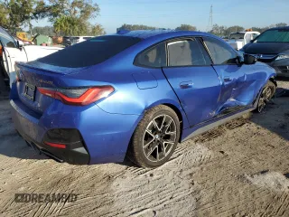 2022 BMW 4 Series M440i xDrive с VIN WBA13AW00NFL94612, выставлен на аукционе Copart как лот 76690314 с пробегом Не указан миль и Списание • Salvage title. История ставок и продаж доступна на DreamBid. Изображение 3.