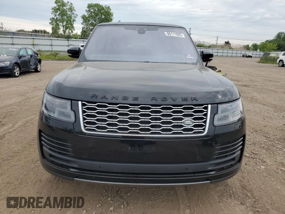 2019 Land Rover Range Rover HSE z VIN SALGS2SV5KA533139, wystawiony jako Copart lot #59111925 z przebiegiem 49 240 mil mil oraz Szkoda całkowita • Salvage title. Historia ofert i sprzedaży dostępna na DreamBid. Obrazek 5.