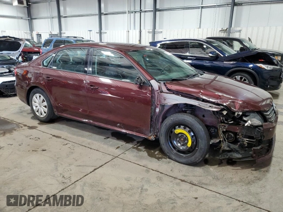 2012 Volkswagen Passat S w/Appearance with VIN 1VWAP7A32CC024320, listed as a Copart auction lot 89271195 with 132,771 mi miles and Salvage Title. Bid and sale history available at carsss.com. Image 4.