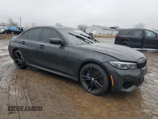 2022 BMW 3 Series M340i xDrive with VIN 3MW5U9J01N8C39211, listed as a Copart auction lot 86529384 with 50,219 mi miles and Salvage Title. Bid and sale history available at carsss.com. Image 4.