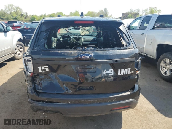 2018 Ford Police Interceptor Utility z VIN 1FM5K8AR6JGC76831, wystawiony jako Copart lot #55299875 z przebiegiem 83 571 mil mil oraz Szkoda całkowita • Salvage title. Historia ofert i sprzedaży dostępna na DreamBid. Obrazek 6.