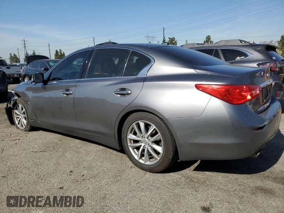 2017 Infiniti Q50 Premium with VIN JN1EV7AP3HM735316, listed as a Copart auction lot 58159225 with 80,793 mi miles and Salvage title. Bid and sale history available at DreamBid. Image 2.