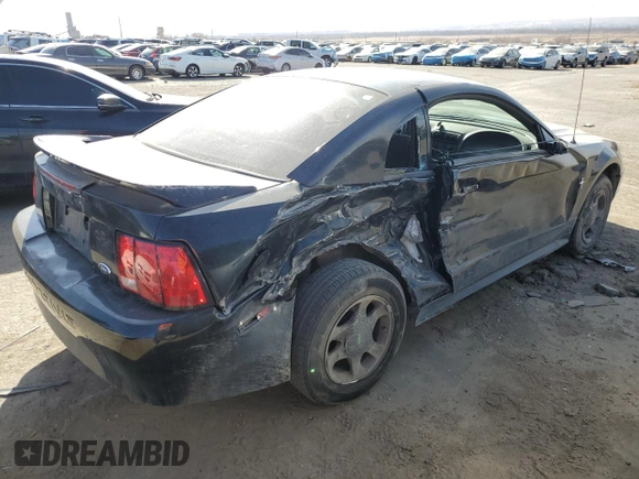2000 Ford Mustang with VIN 1FAFP4044YF256429, listed as a Copart auction lot 44818895 with Not provided miles and Salvage title. Bid and sale history available at DreamBid. Image 3.