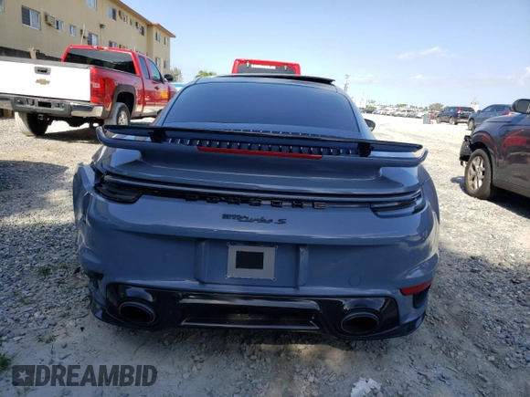 2023 Porsche 911 Turbo with VIN WP0AD2A94PS257369, listed as a Copart auction lot 48727904 with 6,700 mi miles. Bid and sale history available at carsss.com. Image 6.
