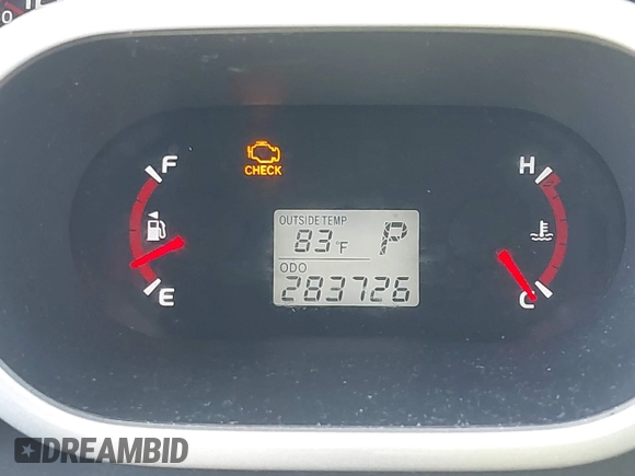 2010 Toyota Matrix with VIN 2T1KU4EEXAC287878, listed as a IAAI auction lot 42035415 with 283,726 mi miles. Bid and sale history available at carsss.com. Image 7.