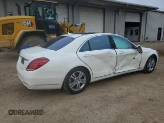 2017 Mercedes-Benz S 550 with VIN WDDUG8CB2HA318206, listed as a Copart auction lot 43399165 with 64,650 mi miles and Salvage Title. Bid and sale history available at carsss.com. Image 3.