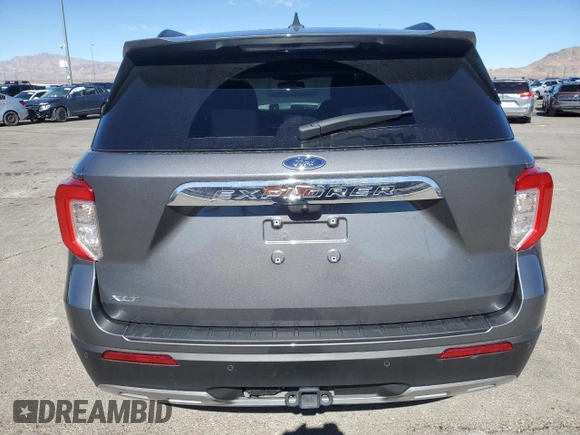 2024 Ford Explorer XLT with VIN 1FMSK7DH8RGA67697, listed as a Copart auction lot 46180735 with 908 mi miles and Salvage Title. Bid and sale history available at carsss.com. Image 6.