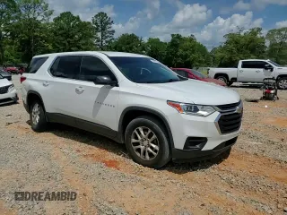 2018 Chevrolet Traverse LS z VIN 1GNERFKW3JJ203354, wystawiony jako Copart lot #54901925 z przebiegiem 110 898 mil mil oraz Szkoda całkowita • Salvage title. Historia ofert i sprzedaży dostępna na DreamBid. Obrazek 14.