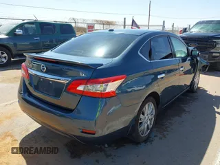 2015 Nissan Sentra S with VIN 3N1AB7AP8FY324463, listed as a IAAI auction lot 41738235 with 159,024 mi miles. Bid and sale history available at carsss.com. Image 4.
