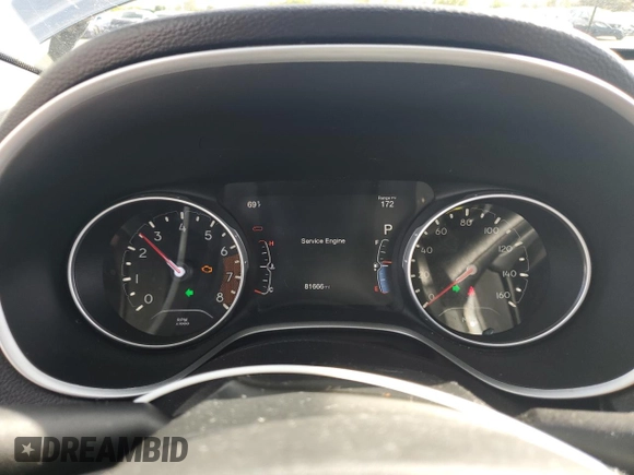 2017 Jeep Compass Limited z VIN 3C4NJDCB4HT631422, wystawiony jako Copart lot #52978345 z przebiegiem 81 666 mil mil oraz Szkoda całkowita • Salvage title. Historia ofert i sprzedaży dostępna na DreamBid. Obrazek 9.