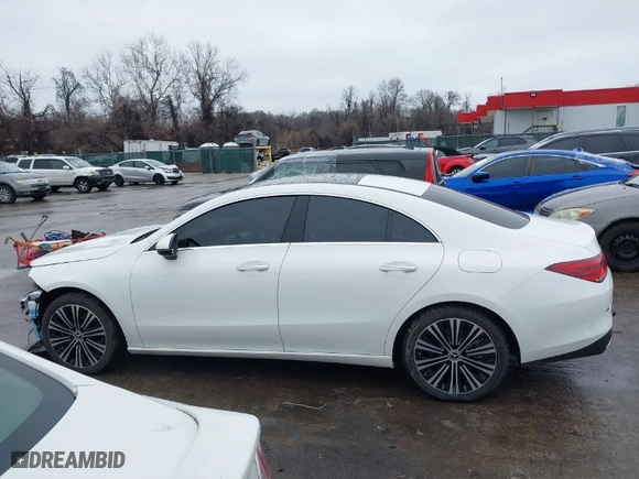 2023 Mercedes-Benz CLA with VIN W1K5J4HB3PN415509, listed as a IAAI auction lot 41497283 with 5,844 mi miles. Bid and sale history available at carsss.com. Image 15.