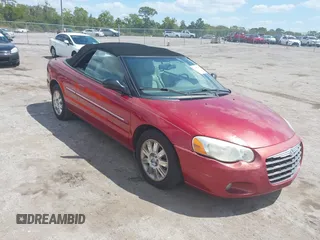 2005 Chrysler Sebring Limited with VIN 1C3EL65R15N655774, listed as a IAAI auction lot 41901887 with 98,380 mi miles and . Bid and sale history available at DreamBid. Image 1.