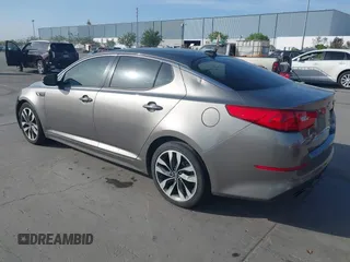 2015 Kia Optima SXL Turbo with VIN 5XXGR4A64FG458369, listed as a IAAI auction lot 42054396 with 143,750 mi miles and . Bid and sale history available at DreamBid. Image 3.
