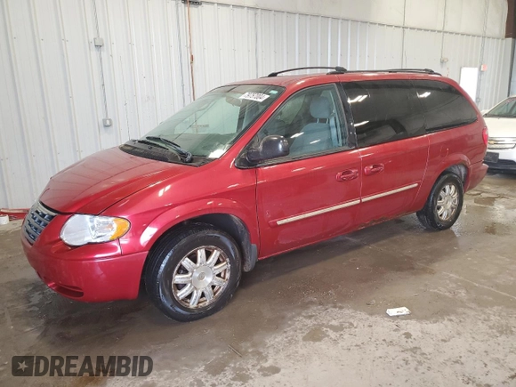 2007 Chrysler Town & Country LWB Touring with VIN 2A4GP54L17R260302, listed as a Copart auction lot 79757004 with 122,257 mi miles and Non Repairable. Bid and sale history available at carsss.com. Image 1.