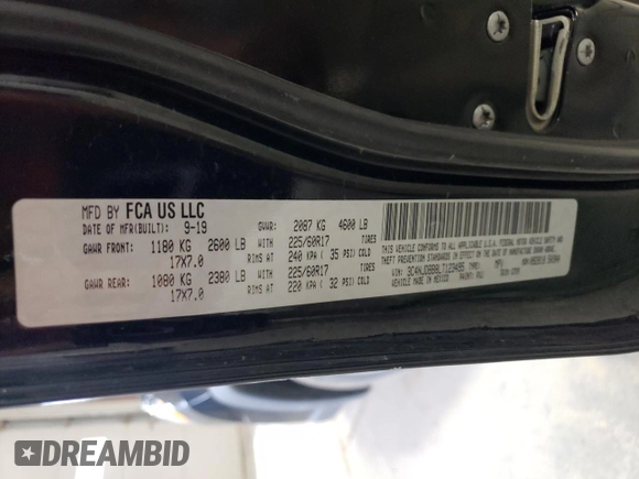 2020 Jeep Compass Latitude с VIN 3C4NJDBB8LT123495, выставлен на аукционе Copart как лот 61270645 с пробегом 94 426 миль миль и Чистый • Clean title. История ставок и продаж доступна на DreamBid. Изображение 13.