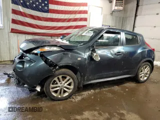 2014 Nissan Juke S with VIN JN8AF5MVXET480872, listed as a Copart auction lot 45961815 with 121,154 mi miles and Salvage Title. Bid and sale history available at carsss.com. Image 1.