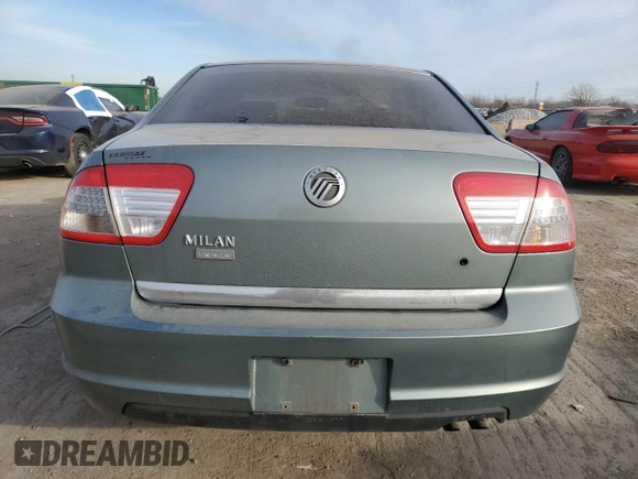 2006 Mercury Milan Premier with VIN 3MEFM08Z46R638776, listed as a Copart auction lot 84563244 with 127,853 mi miles and Salvage Title. Bid and sale history available at carsss.com. Image 6.