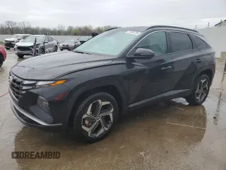 2024 Hyundai Tucson SEL with VIN 5NMJFCDE9RH322613, listed as a Copart auction lot 51095755 with 17,471 mi miles and Salvage Title. Bid and sale history available at carsss.com. Image 1.