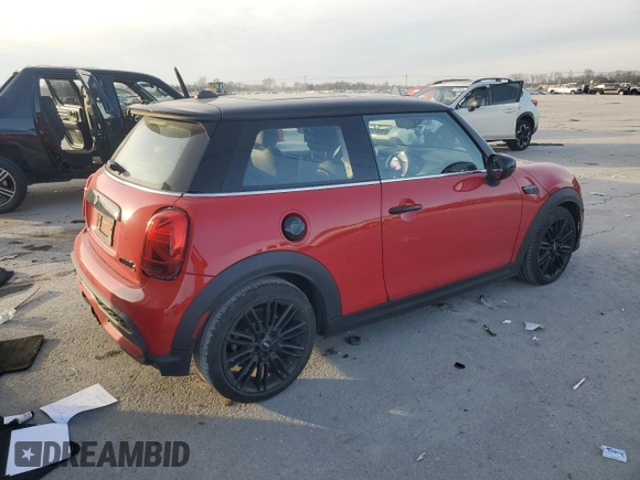 2023 MINI Hardtop Cooper S with VIN WMW53DH02P2T29755, listed as a Copart auction lot 88115175 with 18,396 mi miles and Clean title. Bid and sale history available at DreamBid. Image 3.