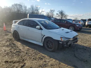 2012 Mitsubishi Lancer Evolution GSR with VIN JA32W8FV7CU030939, listed as a Copart auction lot 45256925 with 201,983 mi miles and Salvage Title. Bid and sale history available at carsss.com. Image 4.