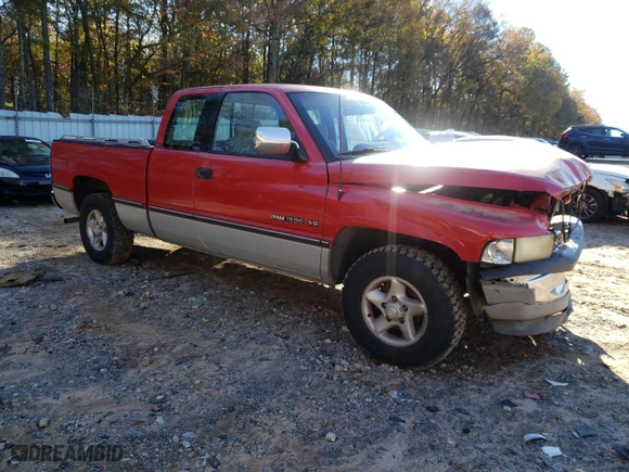 1996 Dodge Ram 1500 with VIN 3B7HC13YXTG136928, listed as a Copart auction lot 83470244 with 137,366 mi miles and Salvage Title. Bid and sale history available at carsss.com. Image 4.