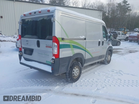 2014 Ram ProMaster Cargo with VIN 3C6TRVNG0EE113071, listed as a IAAI auction lot 41509447 with 57,746 mi miles and . Bid and sale history available at DreamBid. Image 4.