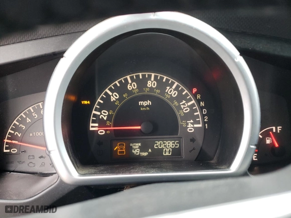 2008 Honda Ridgeline RTL with VIN 2HJYK16538H514143, listed as a Copart auction lot 43135715 with 202,865 mi miles and Salvage Title. Bid and sale history available at carsss.com. Image 9.