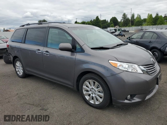2015 Toyota Sienna Limited with VIN 5TDDK3DC4FS096402, listed as a Copart auction lot 59306665 with 117,012 mi miles and Salvage title. Bid and sale history available at DreamBid. Image 4.