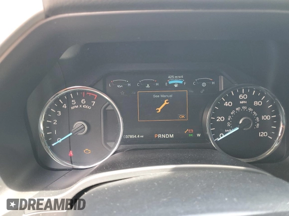 2020 Ford F-150 XL with VIN 1FTEW1E46LFA08787, listed as a Copart auction lot 73932654 with 37,854 mi miles and Non Repairable. Bid and sale history available at carsss.com. Image 9.