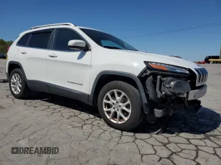 2014 Jeep Cherokee Latitude with VIN 1C4PJMCS4EW227468, listed as a Copart auction lot 52985585 with 183,023 mi miles and Salvage Title. Bid and sale history available at carsss.com. Image 4.