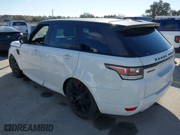 2015 Land Rover Range Rover Sport HSE with VIN SALWR2VF2FA520057, listed as a IAAI auction lot 41658926 with 1 mi miles. Bid and sale history available at carsss.com. Image 3.