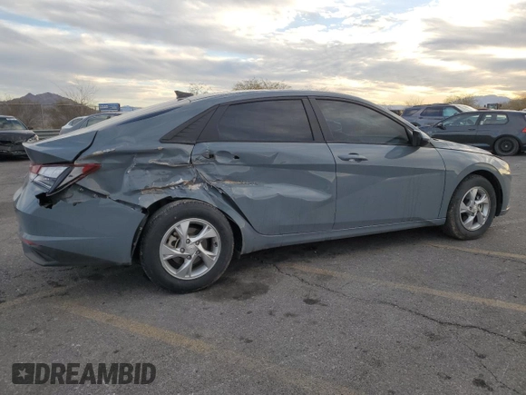 2022 Hyundai Elantra SE with VIN KMHLL4AG8NU335462, listed as a Copart auction lot 45888485 with 41,046 mi miles and Salvage Title. Bid and sale history available at DreamBid. Image 3.