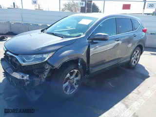 2019 Honda CR-V EX with VIN 5J6RW1H5XKA025281, listed as a IAAI auction lot 41874250 with 35,697 mi miles. Bid and sale history available at carsss.com. Image 18.