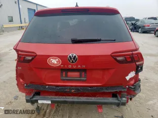 2023 Volkswagen Tiguan SE with VIN 3VV3B7AX0PM126251, listed as a Copart auction lot 51578535 with 6,956 mi miles and Salvage Title. Bid and sale history available at carsss.com. Image 6.
