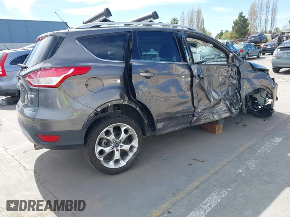 2013 Ford Escape Titanium with VIN 1FMCU0J91DUD39570, listed as a IAAI auction lot 42014892 with 55,184 mi miles and . Bid and sale history available at DreamBid. Image 4.