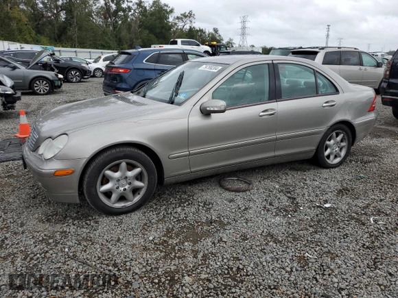 2003 Mercedes-Benz C 320 with VIN WDBRF64J93F369399, listed as a Copart auction lot 79799204 with Not Provided miles and Salvage Title. Bid and sale history available at DreamBid. Image 1.