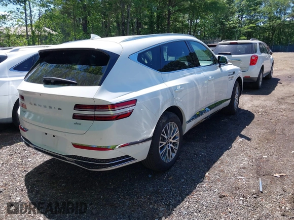 2025 Genesis GV80 Standard with VIN KMUHFESB4SU248645, listed as a IAAI auction lot 42201397 with 10,938 mi miles and . Bid and sale history available at DreamBid. Image 4.