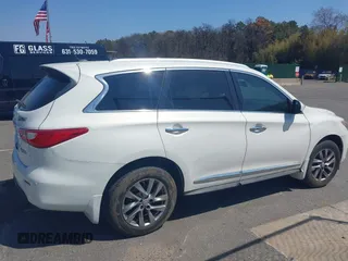 2014 Infiniti QX60 with VIN 5N1AL0MM6EC545839, listed as a IAAI auction lot 42125770 with 83,327 mi miles. Bid and sale history available at carsss.com. Image 13.