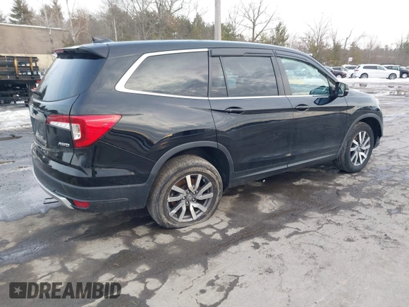 2020 Honda Pilot EX-L z VIN 5FNYF6H50LB022798, wystawiony jako IAAI lot #41592012 z przebiegiem 67 045 mil mil oraz . Historia ofert i sprzedaży dostępna na DreamBid. Obrazek 4.