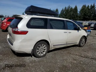 2015 Toyota Sienna Ltd with VIN 5TDDK3DC8FS094426, listed as a Copart auction lot 50447625 with 109,608 mi miles and Salvage Title. Bid and sale history available at carsss.com. Image 3.