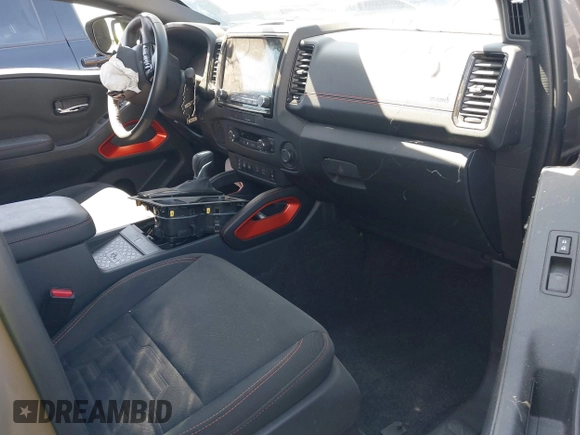 2023 Nissan Frontier Pro-X with VIN 1N6ED1EJ1PN615328, listed as a IAAI auction lot 39972686 with 15,981 mi miles and . Bid and sale history available at DreamBid. Image 5.